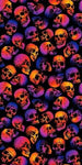 Multi-color Skull Wall CP001 | Aisle 13 at Pittsburgh poster