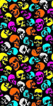 Skull Wall (Neon Fluorescent) CP002 | Aisle 13 at Pittsburgh poster
